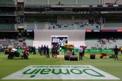 MELBOURNE, AUSTRALIA - DECEMBER 26: Pre match during day one of the Second Test match in the series between Australia and New Zealand at The Melbourne Cricket Ground on December 26, 2019 in Melbourne, Australia. (Photo by Speed Media/Icon Sportswire)