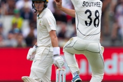 MELBOURNE, AUSTRALIA - DECEMBER 26: Tim Southee of New Zealand bowls during day one of the Second Test match in the series between Australia and New Zealand at The Melbourne Cricket Ground on December 26, 2019 in Melbourne, Australia. (Photo by Speed Media/Icon Sportswire)