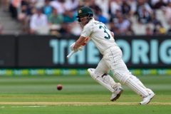 MELBOURNE, AUSTRALIA - DECEMBER 26: David Warner of Australia bats during day one of the Second Test match in the series between Australia and New Zealand at The Melbourne Cricket Ground on December 26, 2019 in Melbourne, Australia. (Photo by Speed Media/Icon Sportswire)