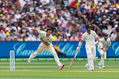 MELBOURNE, AUSTRALIA - DECEMBER 26: Tim Southee of New Zealand bowls during day one of the Second Test match in the series between Australia and New Zealand at The Melbourne Cricket Ground on December 26, 2019 in Melbourne, Australia. (Photo by Speed Media/Icon Sportswire)