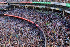 MELBOURNE, AUSTRALIA - DECEMBER 26: 80,000 fans pack into the MCG during day one of the Second Test match in the series between Australia and New Zealand at The Melbourne Cricket Ground on December 26, 2019 in Melbourne, Australia. (Photo by Speed Media/Icon Sportswire)
