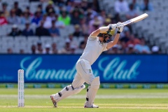 MELBOURNE, AUSTRALIA - DECEMBER 27: Travis Head of Australia bats during day two of the Second Test match in the series between Australia and New Zealand at The Melbourne Cricket Ground on December 27, 2019 in Melbourne, Australia. (Photo by Speed Media/Icon Sportswire)