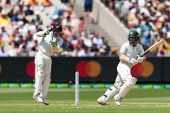 MELBOURNE, AUSTRALIA - DECEMBER 27: Travis Head of Australia bats during day two of the Second Test match in the series between Australia and New Zealand at The Melbourne Cricket Ground on December 27, 2019 in Melbourne, Australia. (Photo by Speed Media/Icon Sportswire)