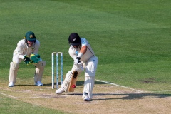MELBOURNE, AUSTRALIA - DECEMBER 27: Tom Latham of New Zealand bats during day two of the Second Test match in the series between Australia and New Zealand at The Melbourne Cricket Ground on December 27, 2019 in Melbourne, Australia. (Photo by Speed Media/Icon Sportswire)