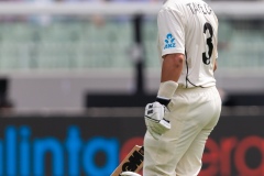 MELBOURNE, AUSTRALIA - DECEMBER 28: Ross Taylor of New Zealand caught out during day three of the Second Test match in the series between Australia and New Zealand at The Melbourne Cricket Ground on December 28, 2019 in Melbourne, Australia. (Photo by Speed Media/Icon Sportswire)