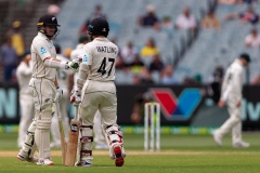 MELBOURNE, AUSTRALIA - DECEMBER 28: BJ Watling of New Zealand comes into bat during day three of the Second Test match in the series between Australia and New Zealand at The Melbourne Cricket Ground on December 28, 2019 in Melbourne, Australia. (Photo by Speed Media/Icon Sportswire)