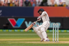 MELBOURNE, AUSTRALIA - DECEMBER 28: Tom Latham of New Zealand bats during day three of the Second Test match in the series between Australia and New Zealand at The Melbourne Cricket Ground on December 28, 2019 in Melbourne, Australia. (Photo by Speed Media/Icon Sportswire)