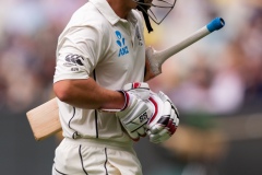 MELBOURNE, AUSTRALIA - DECEMBER 28: BJ Watling of New Zealand caught out during day three of the Second Test match in the series between Australia and New Zealand at The Melbourne Cricket Ground on December 28, 2019 in Melbourne, Australia. (Photo by Speed Media/Icon Sportswire)