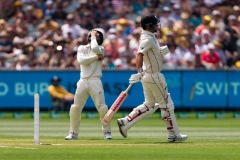 MELBOURNE, AUSTRALIA - DECEMBER 28: Tom Latham of New Zealand bats during day three of the Second Test match in the series between Australia and New Zealand at The Melbourne Cricket Ground on December 28, 2019 in Melbourne, Australia. (Photo by Speed Media/Icon Sportswire)