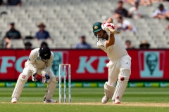 MELBOURNE, AUSTRALIA - DECEMBER 28: Joe Burns of Australia bats during day three of the Second Test match in the series between Australia and New Zealand at The Melbourne Cricket Ground on December 28, 2019 in Melbourne, Australia. (Photo by Speed Media/Icon Sportswire)