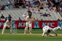 MELBOURNE, AUSTRALIA - DECEMBER 28: Joe Burns of Australia bats during day three of the Second Test match in the series between Australia and New Zealand at The Melbourne Cricket Ground on December 28, 2019 in Melbourne, Australia. (Photo by Speed Media/Icon Sportswire)