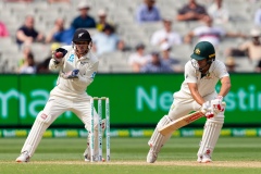 MELBOURNE, AUSTRALIA - DECEMBER 28: Joe Burns of Australia bats  during day three of the Second Test match in the series between Australia and New Zealand at The Melbourne Cricket Ground on December 28, 2019 in Melbourne, Australia. (Photo by Speed Media/Icon Sportswire)