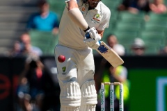 MELBOURNE, AUSTRALIA - DECEMBER 29: Travis Head of Australia bats during day four of the Second Test match in the series between Australia and New Zealand at The Melbourne Cricket Ground on December 29, 2019 in Melbourne, Australia. (Photo by Speed Media/Icon Sportswire)