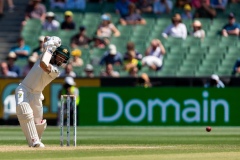 MELBOURNE, AUSTRALIA - DECEMBER 29: Matthew Wade of Australia bats during day four of the Second Test match in the series between Australia and New Zealand at The Melbourne Cricket Ground on December 29, 2019 in Melbourne, Australia. (Photo by Speed Media/Icon Sportswire)
