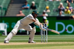 MELBOURNE, AUSTRALIA - DECEMBER 29: Travis Head of Australia bats  during day four of the Second Test match in the series between Australia and New Zealand at The Melbourne Cricket Ground on December 29, 2019 in Melbourne, Australia. (Photo by Speed Media/Icon Sportswire)