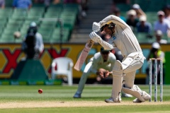 MELBOURNE, AUSTRALIA - DECEMBER 29: Tom Blundell of New Zealand bats during day four of the Second Test match in the series between Australia and New Zealand at The Melbourne Cricket Ground on December 29, 2019 in Melbourne, Australia. (Photo by Speed Media/Icon Sportswire)