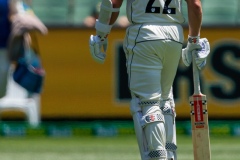 MELBOURNE, AUSTRALIA - DECEMBER 29: Kane Williamson of New Zealand walks off after getting out during day four of the Second Test match in the series between Australia and New Zealand at The Melbourne Cricket Ground on December 29, 2019 in Melbourne, Australia. (Photo by Speed Media/Icon Sportswire)