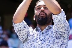 MELBOURNE, AUSTRALIA - DECEMBER 26: Indian fans are seen cheering during day one of the Second Vodafone Test cricket match between Australia and India at the Melbourne Cricket Ground on December 26, 2020 in Melbourne, Australia. (Photo by Dave Hewison/Speed Media/Icon Sportswire)