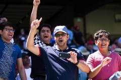 MELBOURNE, AUSTRALIA - DECEMBER 26: Indian fans are seen cheering during day one of the Second Vodafone Test cricket match between Australia and India at the Melbourne Cricket Ground on December 26, 2020 in Melbourne, Australia. (Photo by Dave Hewison/Speed Media/Icon Sportswire)