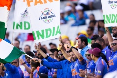 MELBOURNE, AUSTRALIA - DECEMBER 26: Indian fans are seen cheering and flying flags during day one of the Second Vodafone Test cricket match between Australia and India at the Melbourne Cricket Ground on December 26, 2020 in Melbourne, Australia. (Photo by Dave Hewison/Speed Media/Icon Sportswire)
