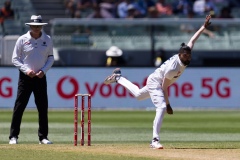 MELBOURNE, AUSTRALIA - DECEMBER 26: Ravichandran Ashwin of India bowls during day one of the Second Vodafone Test cricket match between Australia and India at the Melbourne Cricket Ground on December 26, 2020 in Melbourne, Australia. (Photo by Dave Hewison/Speed Media/Icon Sportswire)