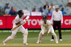 MELBOURNE, AUSTRALIA - DECEMBER 27: Cheteshwar Pujara of India bats during day two of the Second Vodafone Test cricket match between Australia and India at the Melbourne Cricket Ground on December 27, 2020 in Melbourne, Australia. (Photo by Dave Hewison/Speed Media/Icon Sportswire)