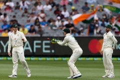 MELBOURNE, AUSTRALIA - DECEMBER 27: Tim Paine of Australia throws the ball during day two of the Second Vodafone Test cricket match between Australia and India at the Melbourne Cricket Ground on December 27, 2020 in Melbourne, Australia. (Photo by Dave Hewison/Speed Media/Icon Sportswire)