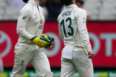 MELBOURNE, AUSTRALIA - DECEMBER 27: Tim Paine of Australia catches Shubman Gill of India out during day two of the Second Vodafone Test cricket match between Australia and India at the Melbourne Cricket Ground on December 27, 2020 in Melbourne, Australia. (Photo by Dave Hewison/Speed Media/Icon Sportswire)