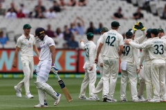 MELBOURNE, AUSTRALIA - DECEMBER 27: Shubman Gill of India walks off after getting out during day two of the Second Vodafone Test cricket match between Australia and India at the Melbourne Cricket Ground on December 27, 2020 in Melbourne, Australia. (Photo by Dave Hewison/Speed Media/Icon Sportswire)