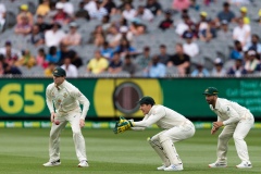 MELBOURNE, AUSTRALIA - DECEMBER 27: Tim Paine of Australia catches a ball during day two of the Second Vodafone Test cricket match between Australia and India at the Melbourne Cricket Ground on December 27, 2020 in Melbourne, Australia. (Photo by Dave Hewison/Speed Media/Icon Sportswire)