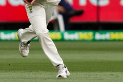 MELBOURNE, AUSTRALIA - DECEMBER 27: Joe Burns of Australia catch's the ball during day two of the Second Vodafone Test cricket match between Australia and India at the Melbourne Cricket Ground on December 27, 2020 in Melbourne, Australia. (Photo by Dave Hewison/Speed Media/Icon Sportswire)