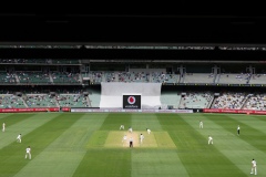 MELBOURNE, AUSTRALIA - DECEMBER 27: A view of the field during day two of the Second Vodafone Test cricket match between Australia and India at the Melbourne Cricket Ground on December 27, 2020 in Melbourne, Australia. (Photo by Dave Hewison/Speed Media/Icon Sportswire)