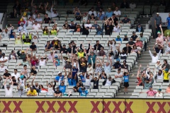 MELBOURNE, AUSTRALIA - DECEMBER 27: Fans do the Mexican Wave during day two of the Second Vodafone Test cricket match between Australia and India at the Melbourne Cricket Ground on December 27, 2020 in Melbourne, Australia. (Photo by Dave Hewison/Speed Media/Icon Sportswire)