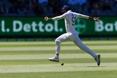 MELBOURNE, AUSTRALIA - DECEMBER 29: Jasprit Bumrah of India fields the ball during day four of the Second Vodafone Test cricket match between Australia and India at the Melbourne Cricket Ground on December 29, 2020 in Melbourne, Australia. (Photo by Dave Hewison/Speed Media/Icon Sportswire)