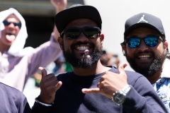 MELBOURNE, AUSTRALIA - DECEMBER 29: Indian fans erupt during day four of the Second Vodafone Test cricket match between Australia and India at the Melbourne Cricket Ground on December 29, 2020 in Melbourne, Australia. (Photo by Dave Hewison/Speed Media/Icon Sportswire)