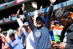 MELBOURNE, AUSTRALIA - DECEMBER 29: Indian fans erupt during day four of the Second Vodafone Test cricket match between Australia and India at the Melbourne Cricket Ground on December 29, 2020 in Melbourne, Australia. (Photo by Dave Hewison/Speed Media/Icon Sportswire)