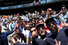 MELBOURNE, AUSTRALIA - DECEMBER 29: Indian fans erupt during day four of the Second Vodafone Test cricket match between Australia and India at the Melbourne Cricket Ground on December 29, 2020 in Melbourne, Australia. (Photo by Dave Hewison/Speed Media/Icon Sportswire)