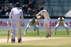 MELBOURNE, AUSTRALIA - DECEMBER 29: Ajinkya Rahane of India bats during day four of the Second Vodafone Test cricket match between Australia and India at the Melbourne Cricket Ground on December 29, 2020 in Melbourne, Australia. (Photo by Dave Hewison/Speed Media/Icon Sportswire)