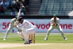 MELBOURNE, AUSTRALIA - DECEMBER 29: Shubman Gill of India bats during day four of the Second Vodafone Test cricket match between Australia and India at the Melbourne Cricket Ground on December 29, 2020 in Melbourne, Australia. (Photo by Dave Hewison/Speed Media/Icon Sportswire)