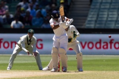 MELBOURNE, AUSTRALIA - DECEMBER 29: Ajinkya Rahane of India bats during day four of the Second Vodafone Test cricket match between Australia and India at the Melbourne Cricket Ground on December 29, 2020 in Melbourne, Australia. (Photo by Dave Hewison/Speed Media/Icon Sportswire)