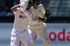 MELBOURNE, AUSTRALIA - DECEMBER 29: Ajinkya Rahane of India bats during day four of the Second Vodafone Test cricket match between Australia and India at the Melbourne Cricket Ground on December 29, 2020 in Melbourne, Australia. (Photo by Dave Hewison/Speed Media/Icon Sportswire)