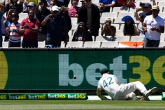 MELBOURNE, AUSTRALIA - DECEMBER 29: Cameron Green of Australia fields the ball during day four of the Second Vodafone Test cricket match between Australia and India at the Melbourne Cricket Ground on December 29, 2020 in Melbourne, Australia. (Photo by Dave Hewison/Speed Media/Icon Sportswire)