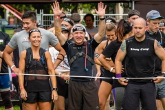 MELBOURNE, AUSTRALIA - 17 SEPTEMBER: during the Spartan Melbourne Urban Sprint 2018, Australia on December 07 2018. MELBOURNE, AUSTRALIA - 17 SEPTEMBER: during the Spartan Melbourne Urban Sprint 2018, Australia on December 07 2018.