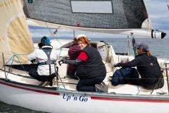 PORT PHILLIP BAY, APRIL 25, 2021: During the Shirley Freeman Race, Port Phillip Women’s Championship Series in Port Phillip Bay, Melbourne. (Photo: Dave Hewison) PORT PHILLIP BAY, APRIL 25, 2021: During the Shirley Freeman Race, Port Phillip Women’s Championship Series in Port Phillip Bay, Melbourne. (Photo: Dave Hewison)