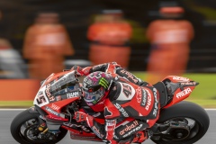 PHILLIP ISLAND, AUSTRALIA - FEBRUARY 29: ARUBA.IT Racing - Ducati rider Scott Redding (45) during round 1 of the 2020 World Superbike Championship on February 29, 2020 at Phillip Island Circuit in Victoria, Australia.  (Photo by Speed Media/Icon Sportswire)